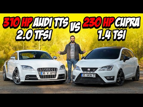 Toplam 540 HP Audi TTS ve Seat İbiza Cupra Karşılaştırma ve Gazlama / Modifiye / Kronik / Yakıt