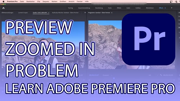 Preview Zoomed In Problem Does Not Match Source - Adobe Premiere Pro