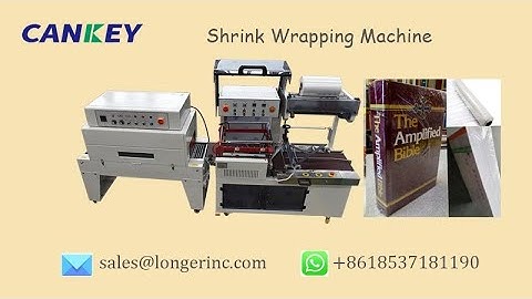 Automatic Shrink Wrapping Machine For Books @Autopackm.com Video