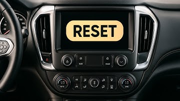 How To Reset Chevy Tahoe Infotainment System