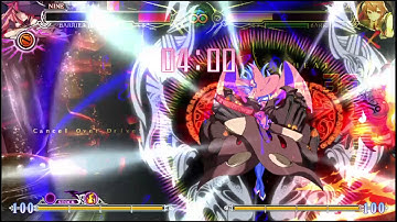 BBCF Nine Very High Damage Combo