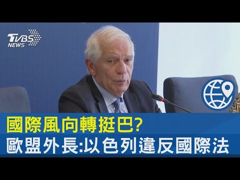 國際挺巴遊行! 歐盟外長:以色列全面圍困加薩走廊「違國際法」｜TVBS新聞