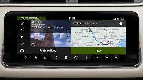 Range Rover Evoque 20MY : Touch Pro Duo Navigation - Entering a destination