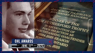OHL Awards | Leo Lalonde Memorial Trophy & Jim Rutherford Trophy