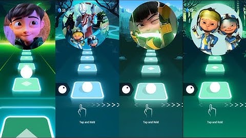 Ejen Ali Vs Upin Ipin vs Ultraman vs ejen alicia Tiles hop edm rush