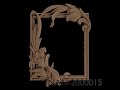 Luxury Mirror Picture Frame STL Models CNC Router Wall Decor Collection Elegant Mirror
