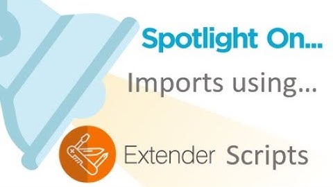 Importing into Sage 300 using Extender Scripts