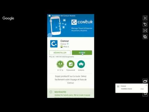 TRAVEL'US : installer l'application CONCUR sur son smartphone