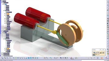 Catia V5|Digital Mockup|DMU Kinematics|Rack and Pinion Mechanism|Part 1