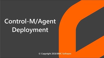 Control-M Agent Deployment