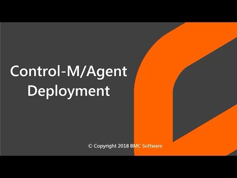 Control-M Agent Deployment