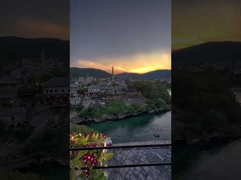 تأمل جمال مدينة الموستار في البوسنة هرسك السياحه في البوسنه البوسنة موستار سراييفو سياحة وسفر