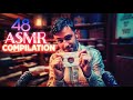 Asmr compilation  48 mystery trigger boxes no talking  music  midroll ad