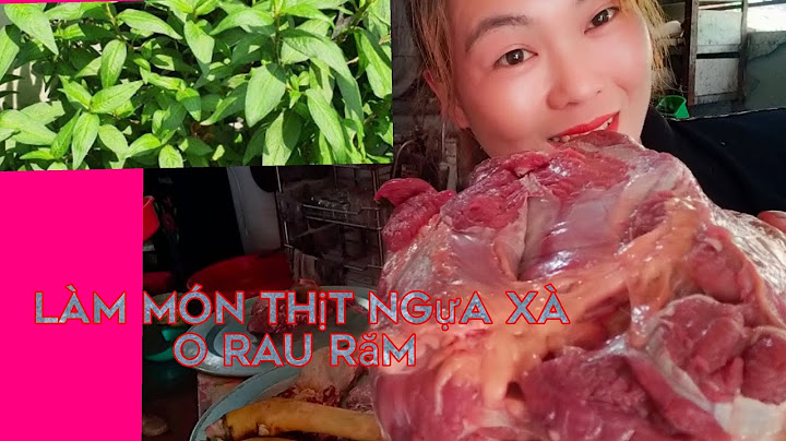 Cách nấu thịt ngựa xào rau răm