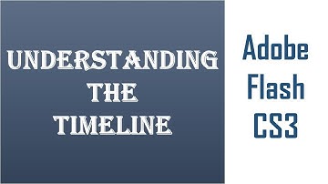 Adobe Flash CS3-Understanding the Timeline.. Components of Timeline window..