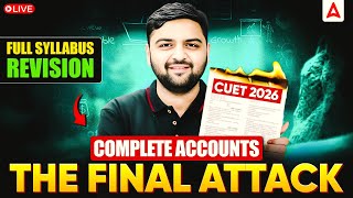 CUET 2026 Accounts | CUET Accounts Complete Syllabus Revision With PYQ🔥CUET 2026 Preparation