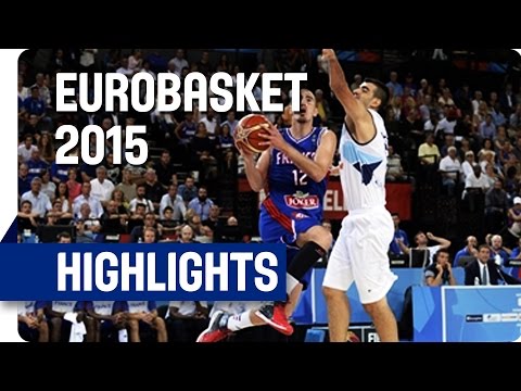 Bosnia and Herzegovina v France - Group A - Game Highlights - EuroBasket 2015