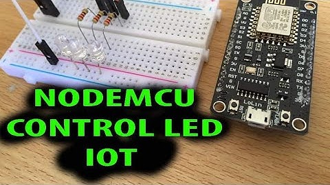 IOT Project NODEMCU ESP8266 KENDALI LED (Control Led) using Internet  SERVER THINGSPEAK