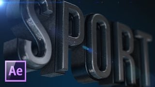 Создаем 3D текст в After Effects при помощи плагина Element. Создаем 3D текст в After Effects при помощи плагина Element.