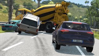Dangerous Driving truck and Car Crashes #4k#game #gamer#beamngdrive BeamNG.Drive #gaming #gameplay 8