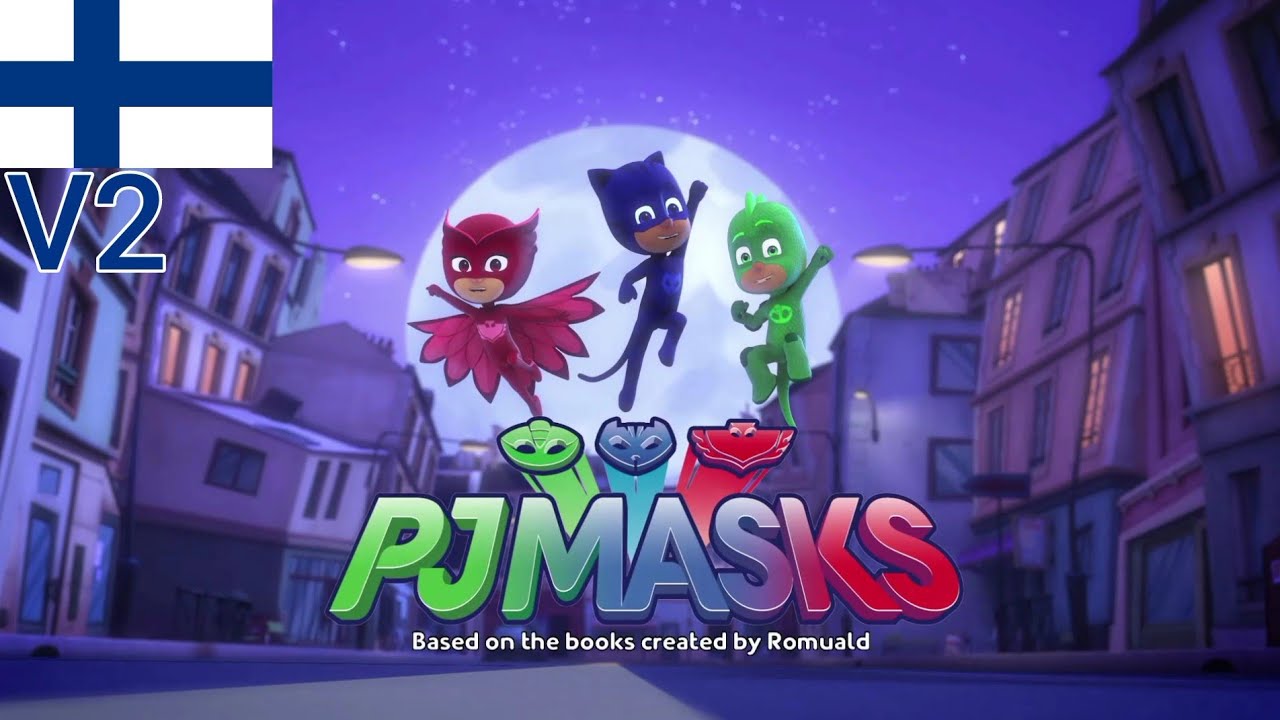 PJ Masks - Intro (Suomi/Finnish, V2) - YouTube