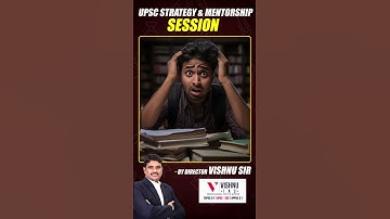 UPSC CSE 2026: Smart Study Plan & Personal Mentorship by Vishnu Sir | Vishnu IAS Academy