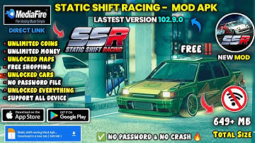 SSR ❤️‍🔥 Static Shift Racing MOD APK v102.9.0 – Unlimited Money, All Cars Unlocked | Mod Menu.