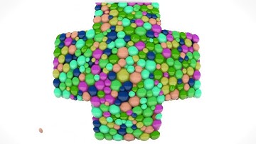 Learn Shapes with Color Balls - Cross Shape - Sponsored By Gamavision Csupo Effects