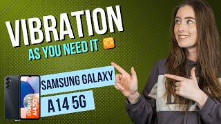 Samsung Galaxy A14 5G - How to turn off the vibration • 📱 • 📳 • 🤫 • Tutorial screenshot 4