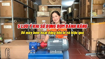 5 lưu ý khi sử dụng bơm bánh răng để máy bơm hoạt động bền bỉ và hiệu quả