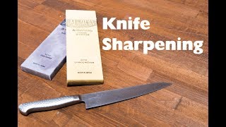 プロが教える【包丁研ぎ】　両刃・洋包丁　Knife Sharpenig