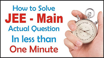 IIT- JEE Main 2017 Online Paper Solution 08-04-17  -Target JEE 2019-3