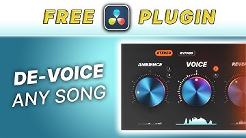 Plugin REMOVES Lyrics from ANY Song | How to Install a VST in Davinci Resolve