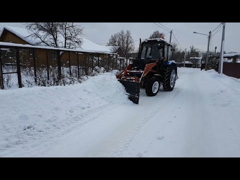 Лопата на мтз 82 для чистки снега своими руками