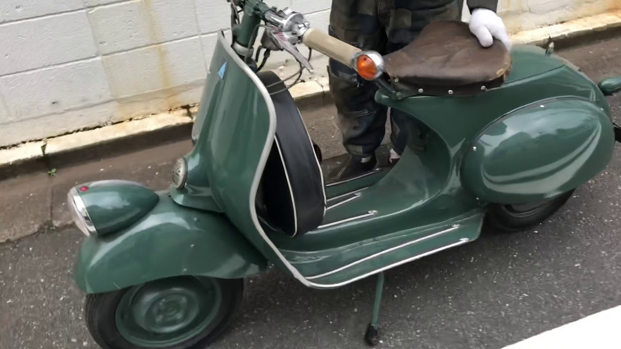 ベスパVESPA50フェンダーライトカスタム - YouTube
