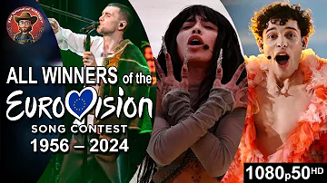 All Winners 🥇 of the Eurovision Song Contest (1956-2024)