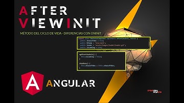 #25 Angular curso de básico a avanzado - Hook *AfterViewInit* y diferencias con OnInit | Designicode