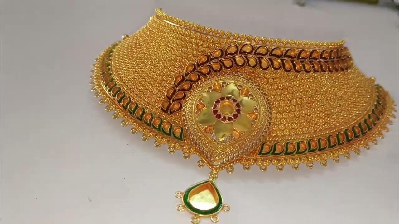 Gold Set, Jodha Har, Gold Jewellery, Gajanandnd Gold, GgBg, Barmer,  Rajasthan - YouTube
