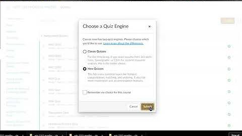 CANVAS Converting Classic Quiz and Bank to the New Quiz Engine
