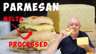 Processed PARMESAN Cheese Creamy, sliceable,  MELTS beautifully TOO!