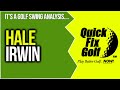 Golf Swing Analysis Online Hale Irwin の動画、YouTube動画。