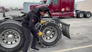 6 Tips! Putting Chains on a Semi Tire