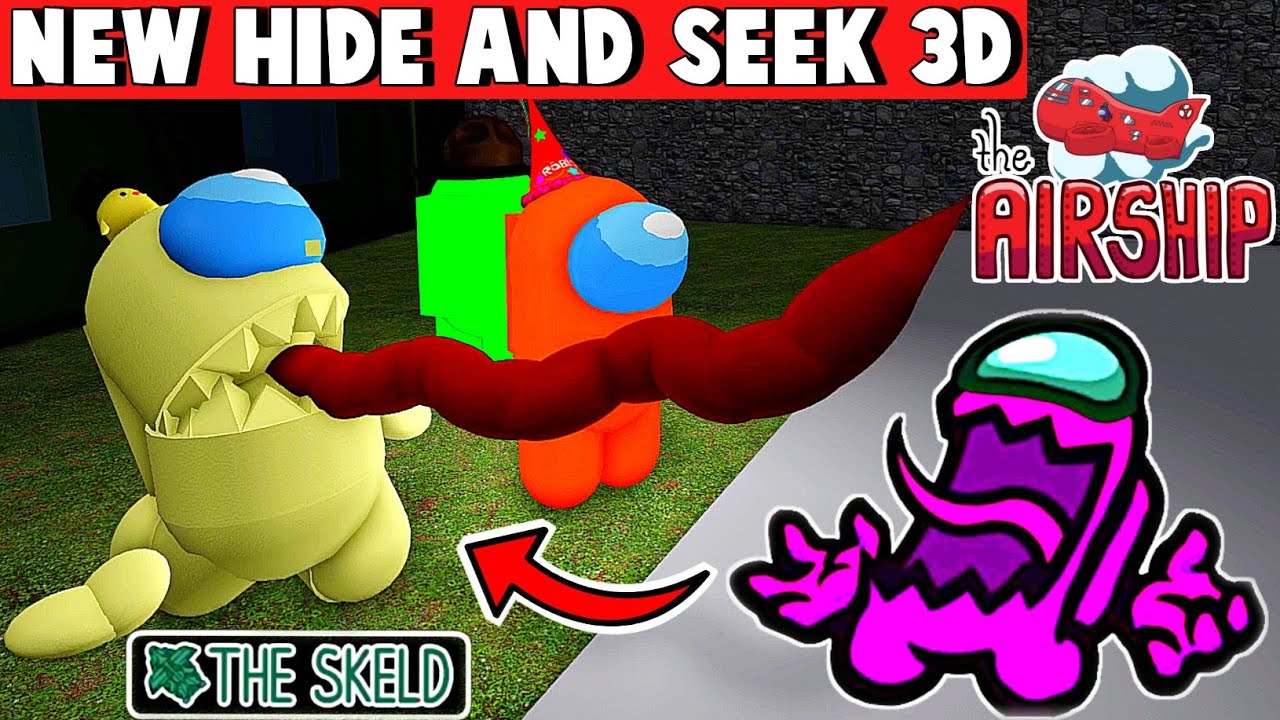 Among Us - Hide N Seek 3D - Hider/Seeker Gameplay (Roblox) Part 350 ...