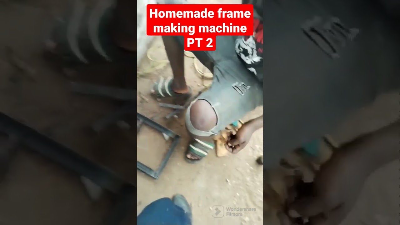 Homemade frame making machine PT 2