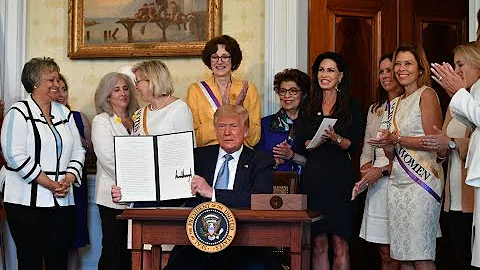 President Trump honors the 100th Anniversary of the Ratification of the 19th Amendment | FULL