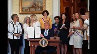 President Trump honors the 100th Anniversary of the Ratification of the 19th Amendment | FULL