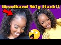 Headband Wig HACK! Hiding The Headband QUICK & SIMPLE Steps! | MARY K. BELLA | @MyFirstWig