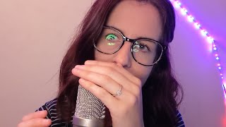 ASMR // Whispered Ramble (cupped whisper, hand movements)