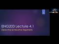 ENG203 Lecture 4.1 - Deductive & Inductive Arguments