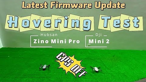 Indoor Hovering Test - Hubsan Zino Mini Pro vs Dji Mini 2 after firmware update V1.3.3